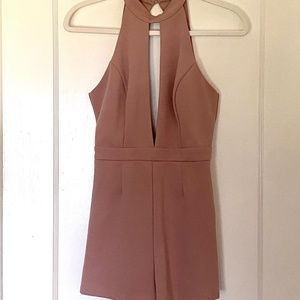 Pink Halter Romper